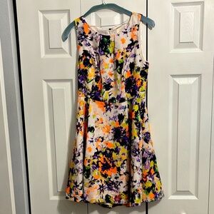 Maeve Multicolor Floral fit and flare Dress